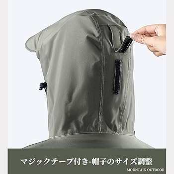 Amazon | [TK Coww] レインコート レインポンチョ 自転車 大きい